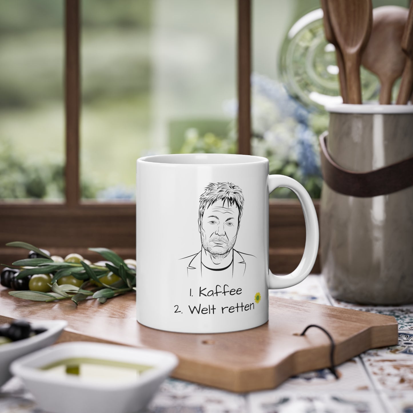 Robert Habeck Müde Meme Tasse - Geschenk für Idealisten, Weltretter und Morgenmuffel