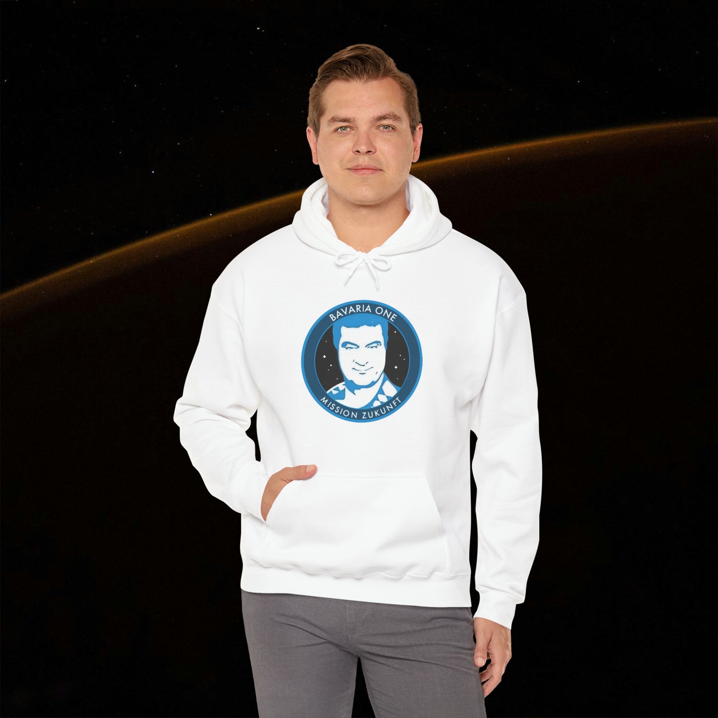Markus Söder Hoodie mit Bavaria One Logo