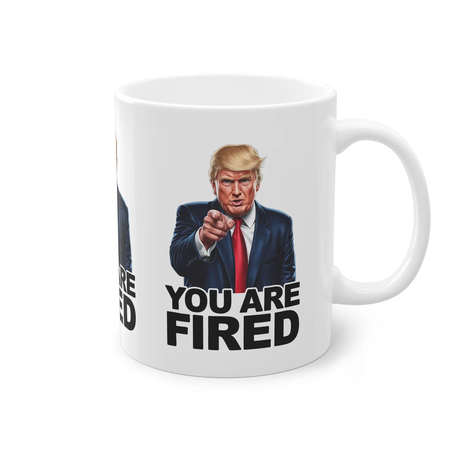 weiße Donald Trump Meme Tasse