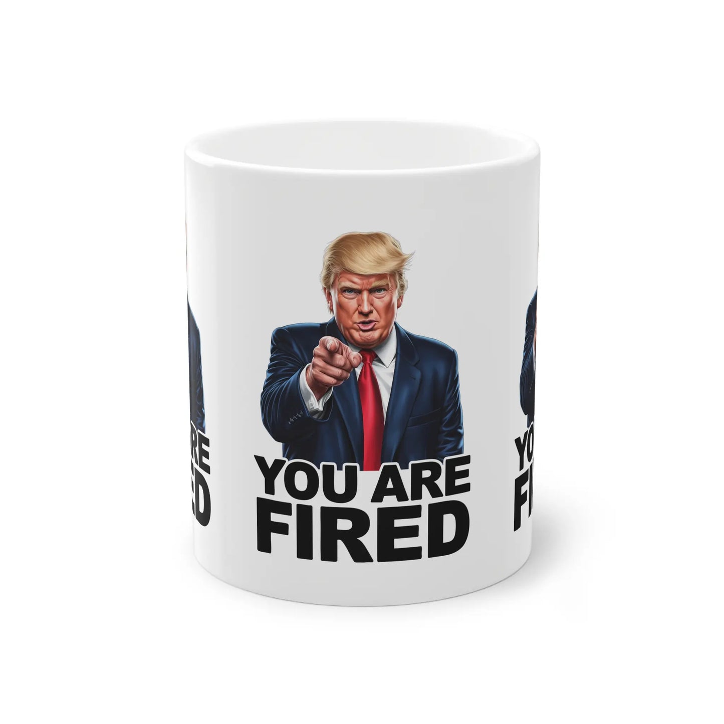 weiße Trump Merch Tasse You are fired