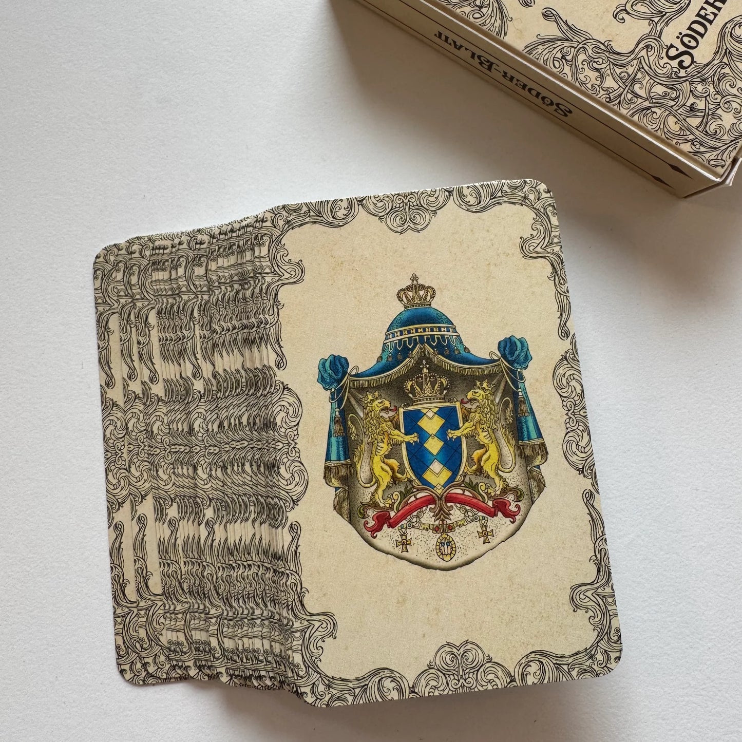 Söder Blatt - Bayrisches Wappen Spielkarte Rückseite