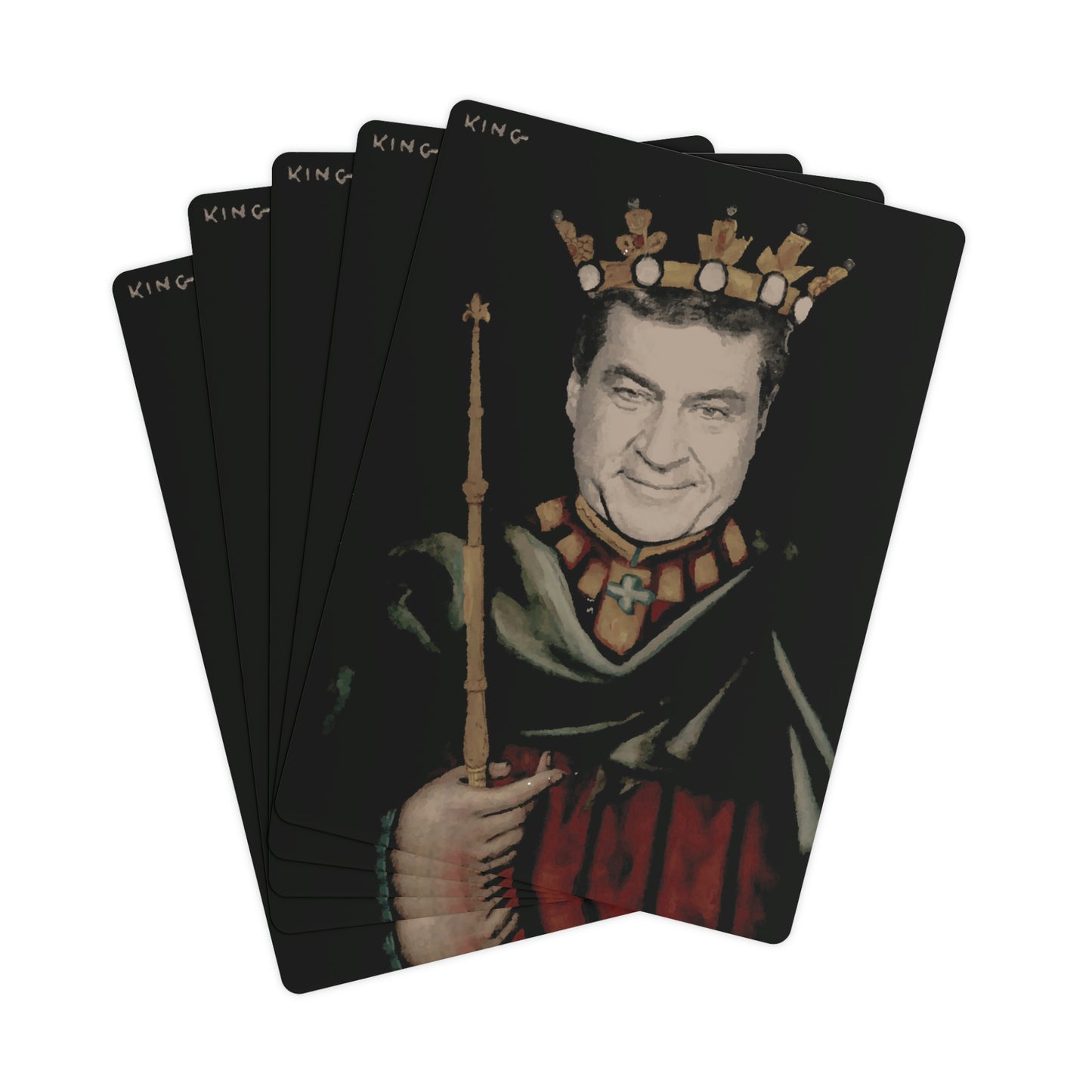 König Markus Söder CSU Geschenk Spielkarten Pokerkarten