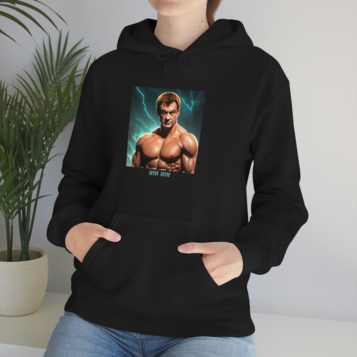 Markus Söder (Unisex) Zeus-Hoodie: Göttliche Präsenz und einzigartiger Politik-Merch in einem!