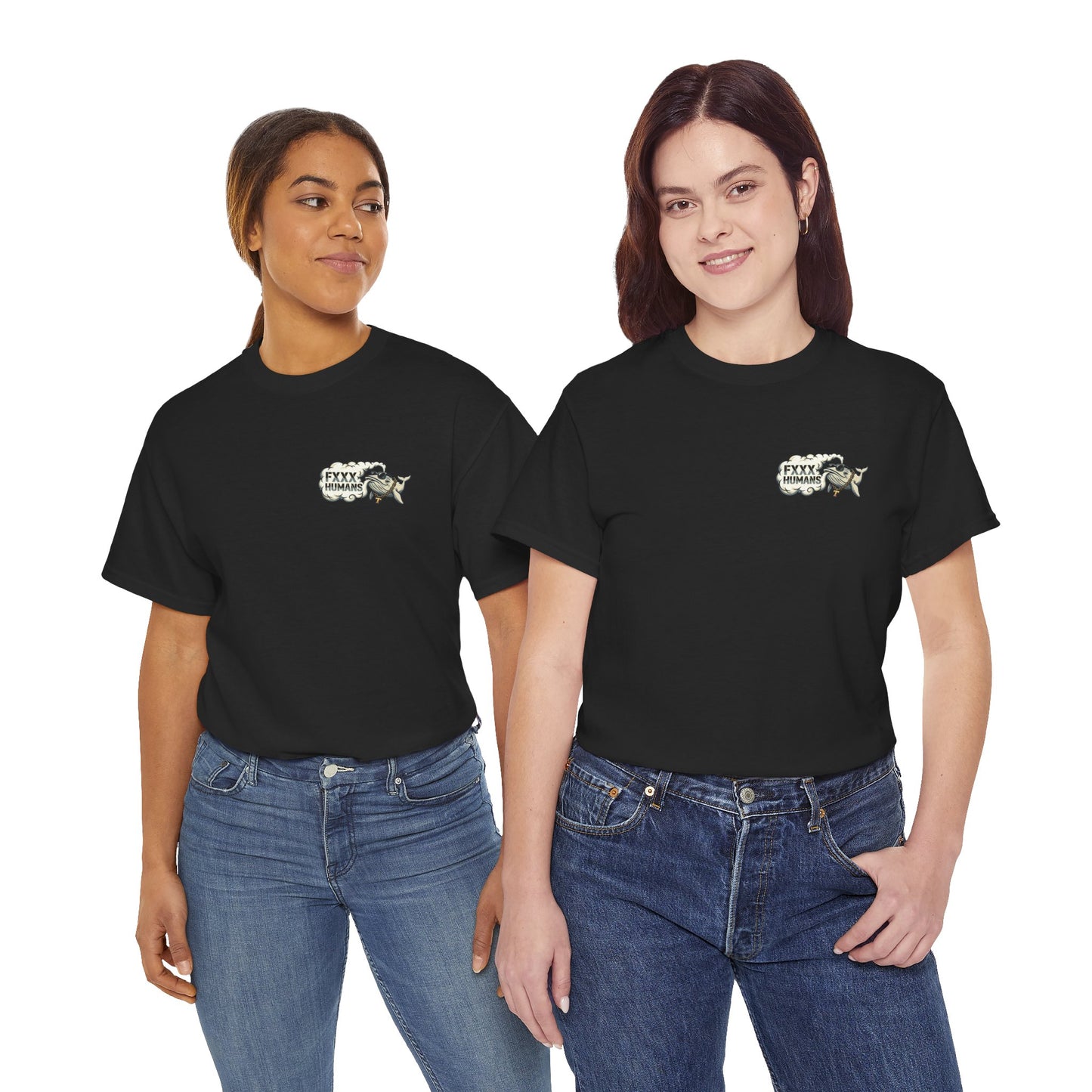 Timmy der Wal Unisex T-Shirt FXXX Humans - Timmy sprengen?