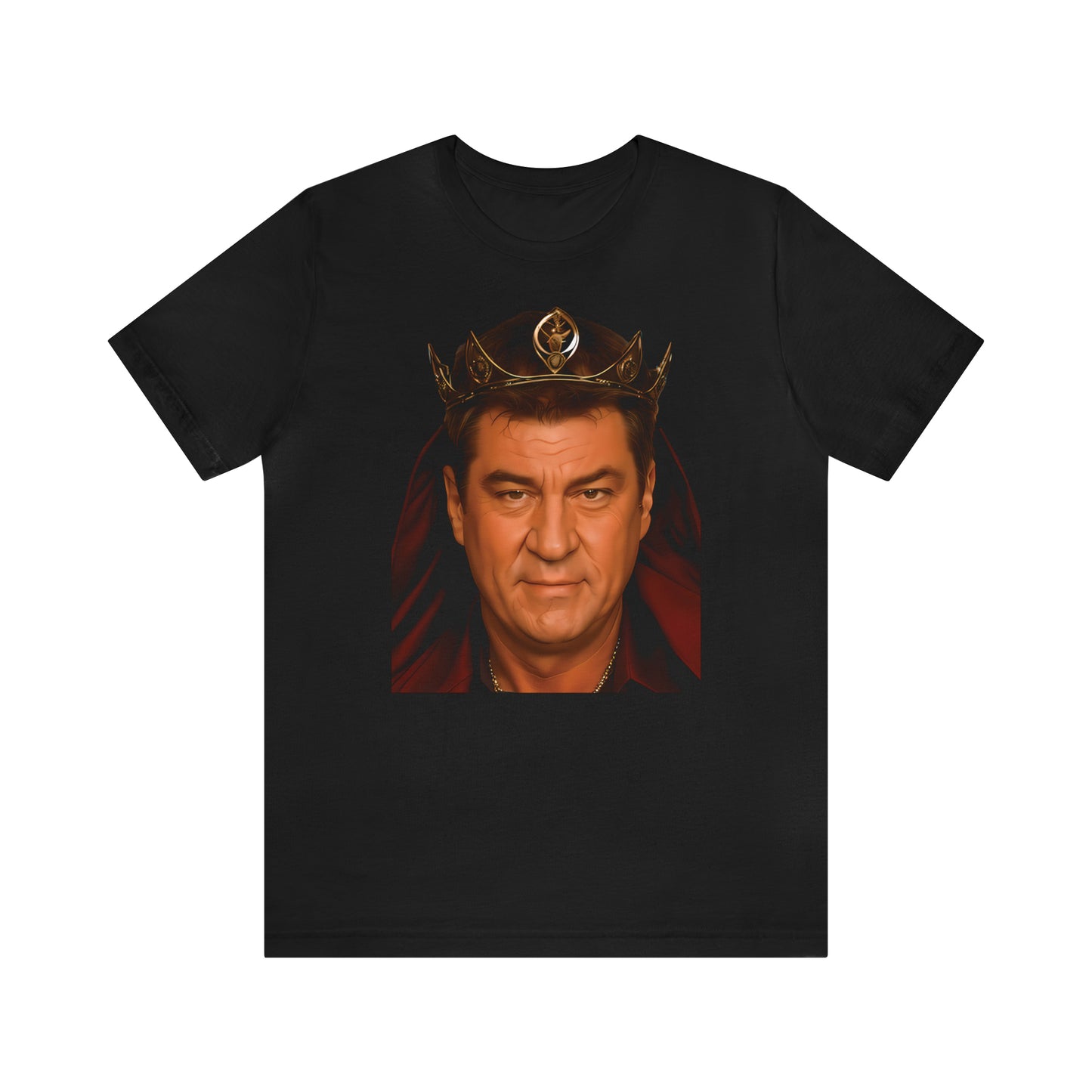 Markus Söder Merchandise. König Markus Söder Fan T-shirt Heuteshop CSU