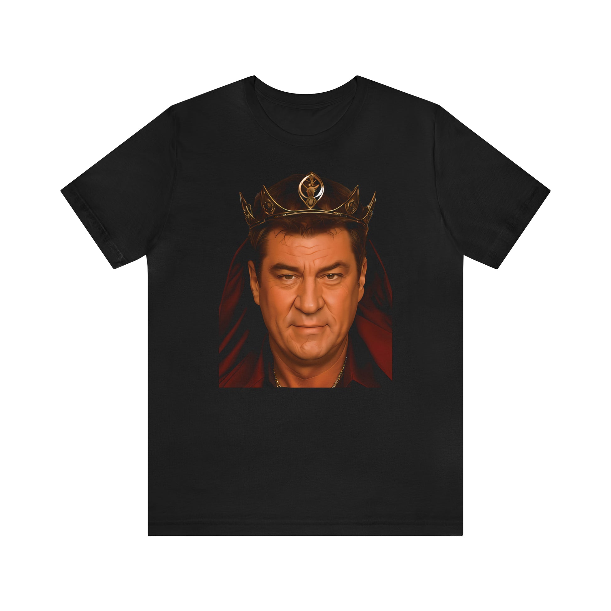 Markus Söder Merchandise. König Markus Söder Fan T-shirt Heuteshop CSU