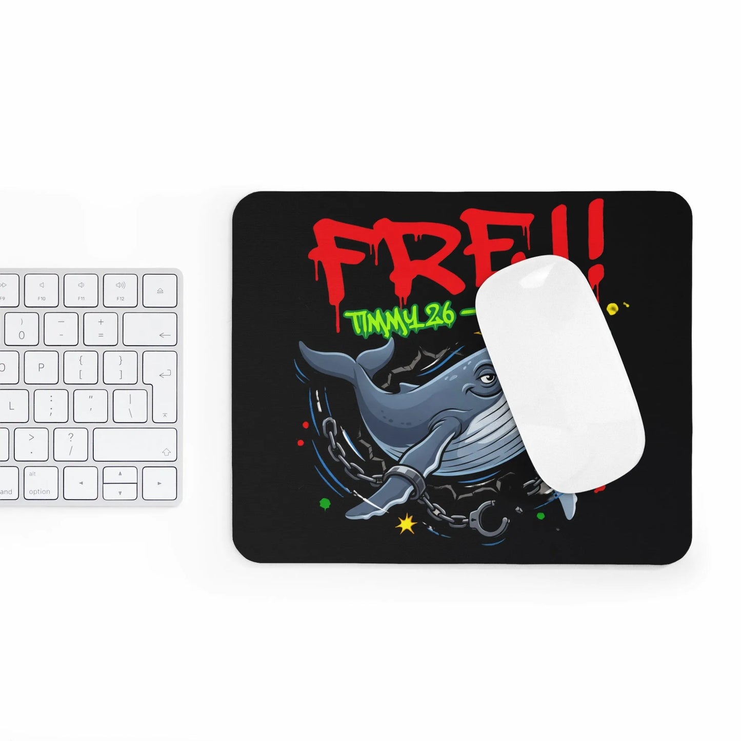 Wird Timmy gerettet? Wal Meme Mousepad 