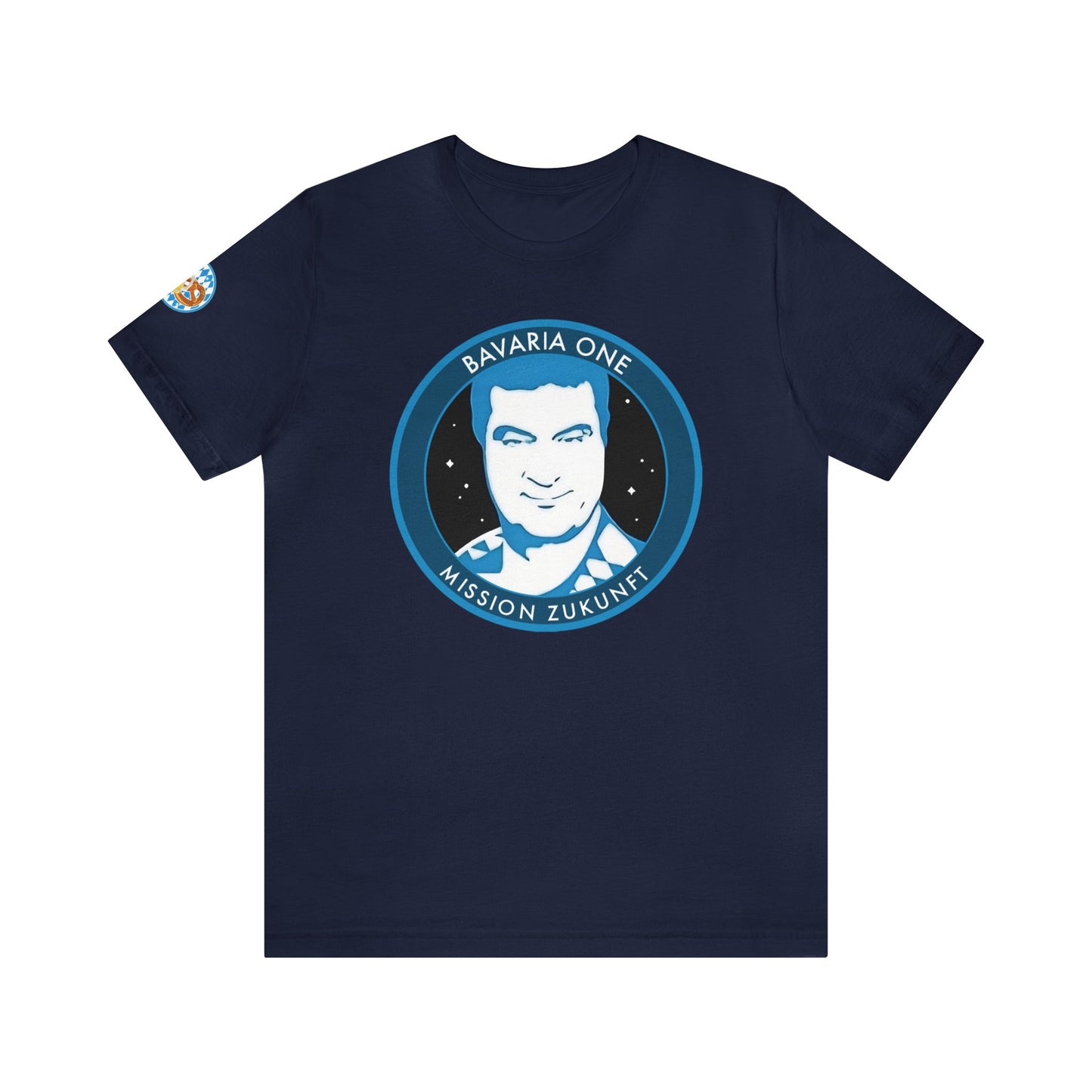 Bayern geschenk: Markus Söder t Shirt. Raumschiff Bayern Merch 