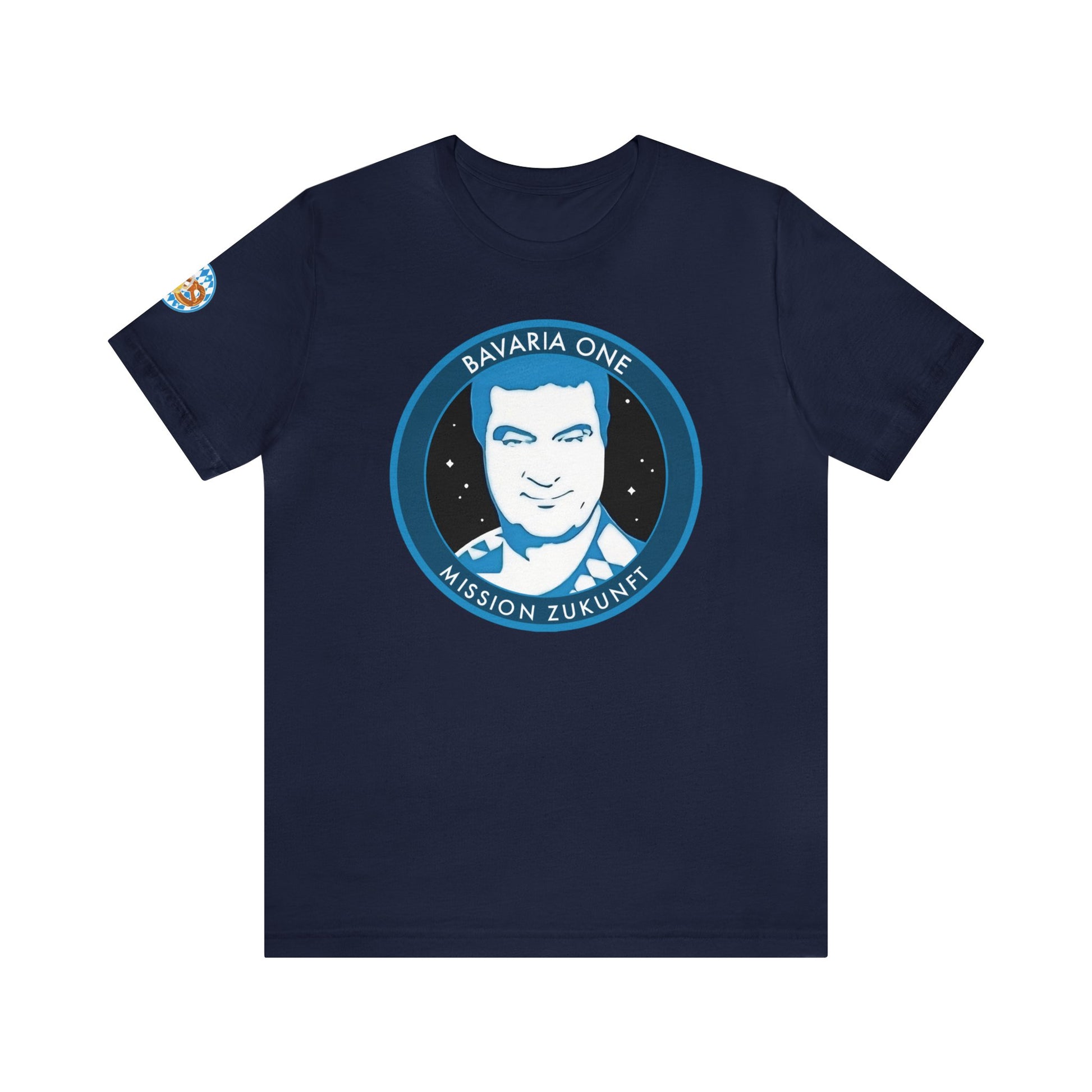 Bayern geschenk: Markus Söder t Shirt. Raumschiff Bayern Merch 