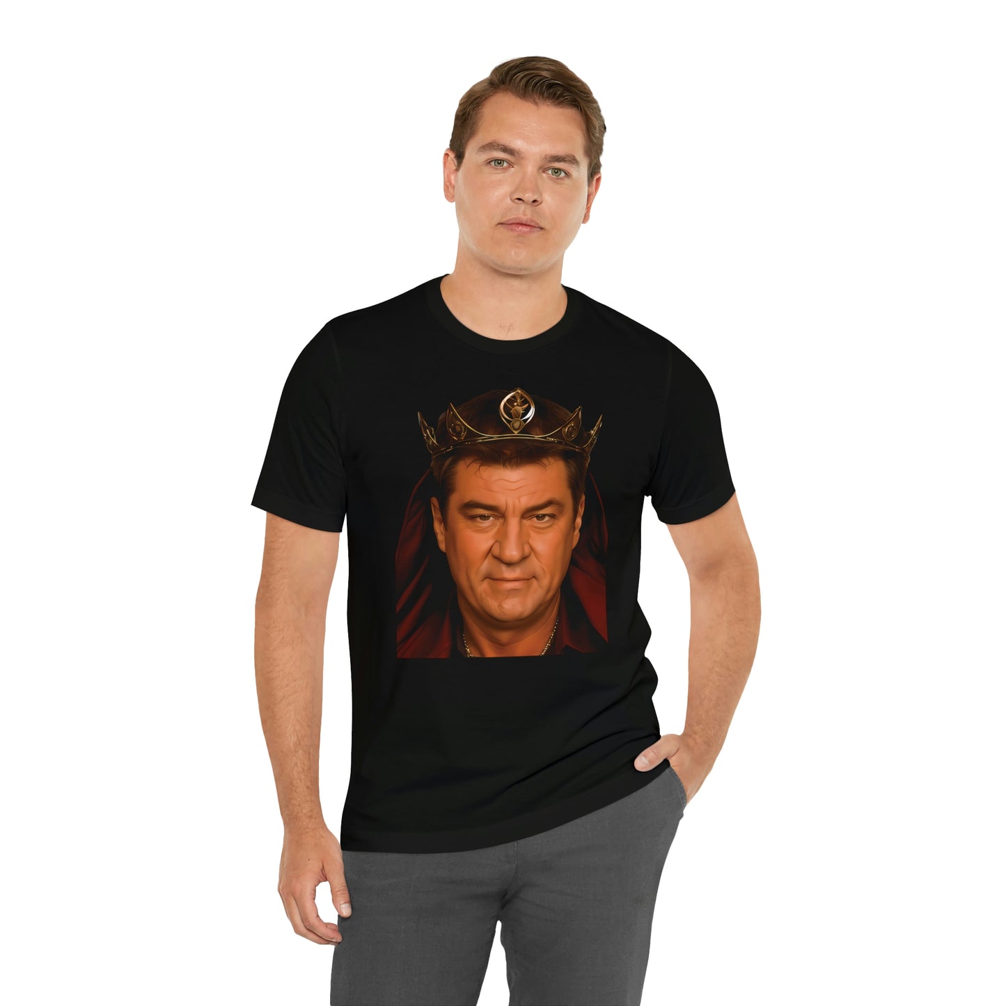 Markus Söder König Meme T-Shirt
