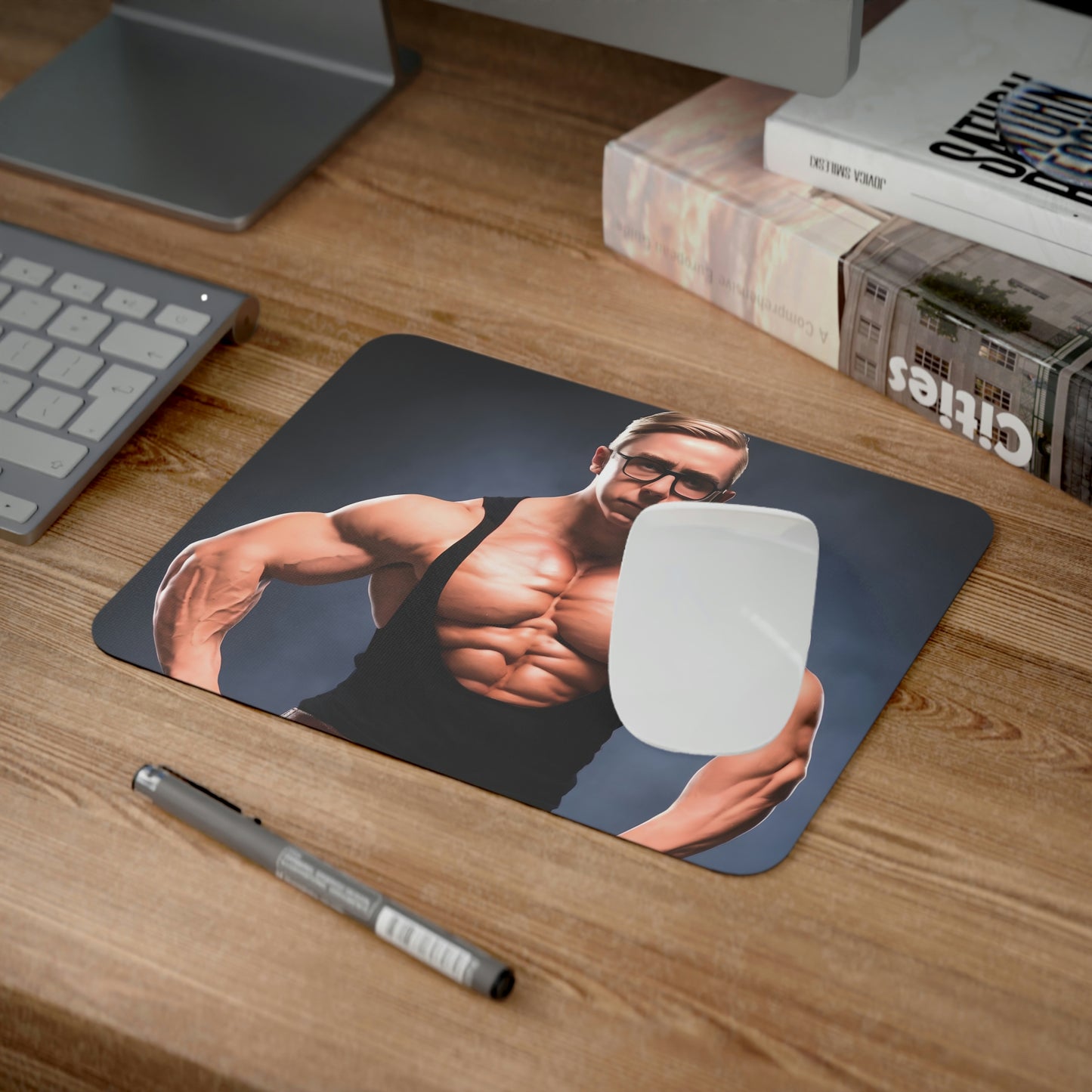 Philipp Amthor Muskel-Mousepad: Stärke deine Mausklicks mit diesem Amthor Meme Mauspad!