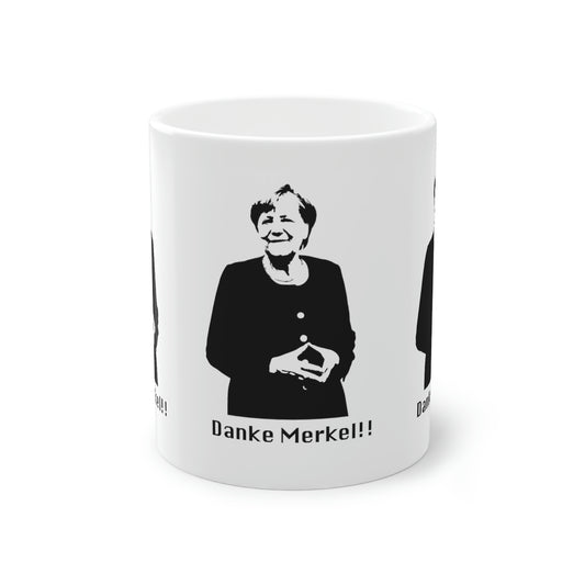 Danke Angela Merkel Tasse !! Kanzlerin Raute