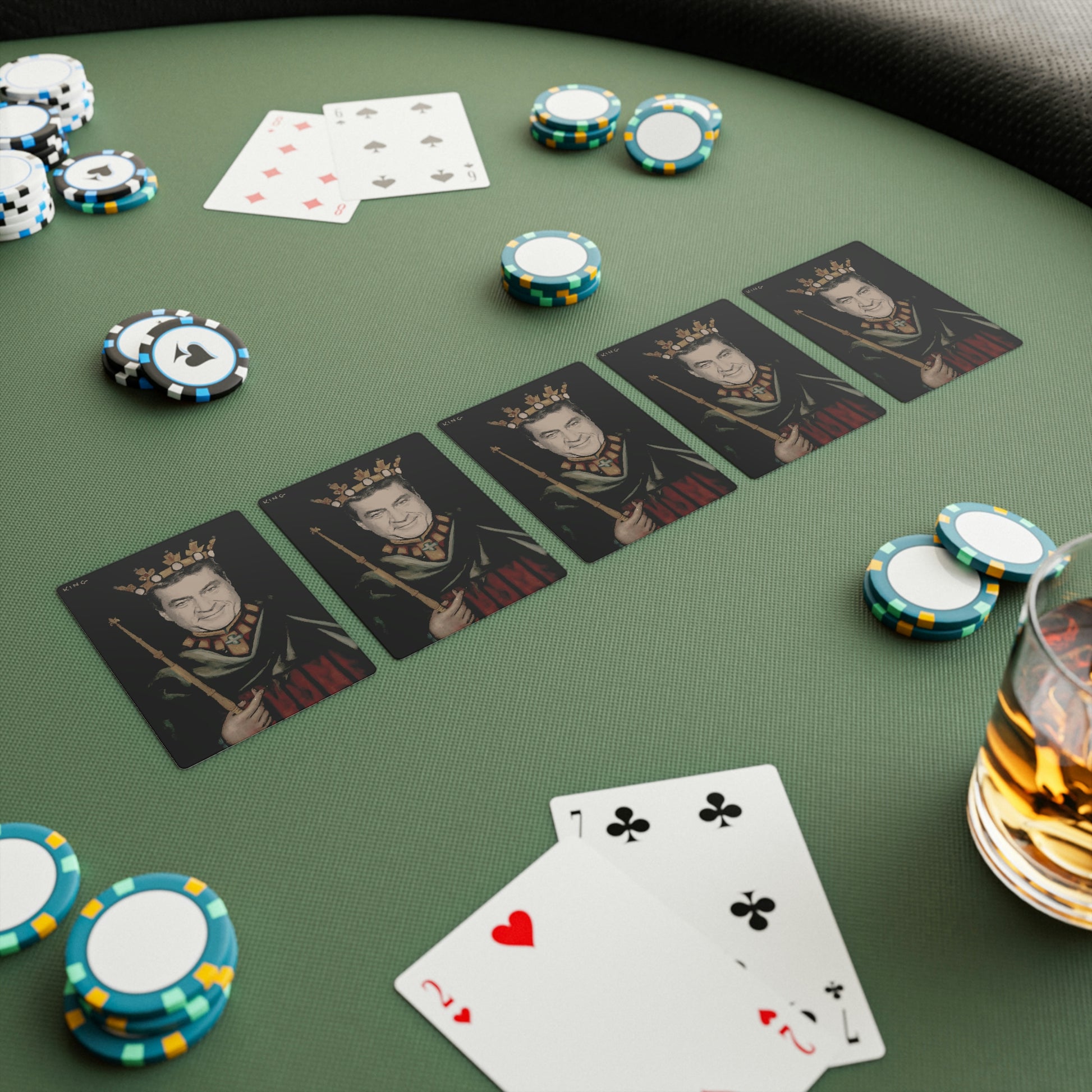 Markus Söder Poker Spiel. Spielkarten von heuteshop.de