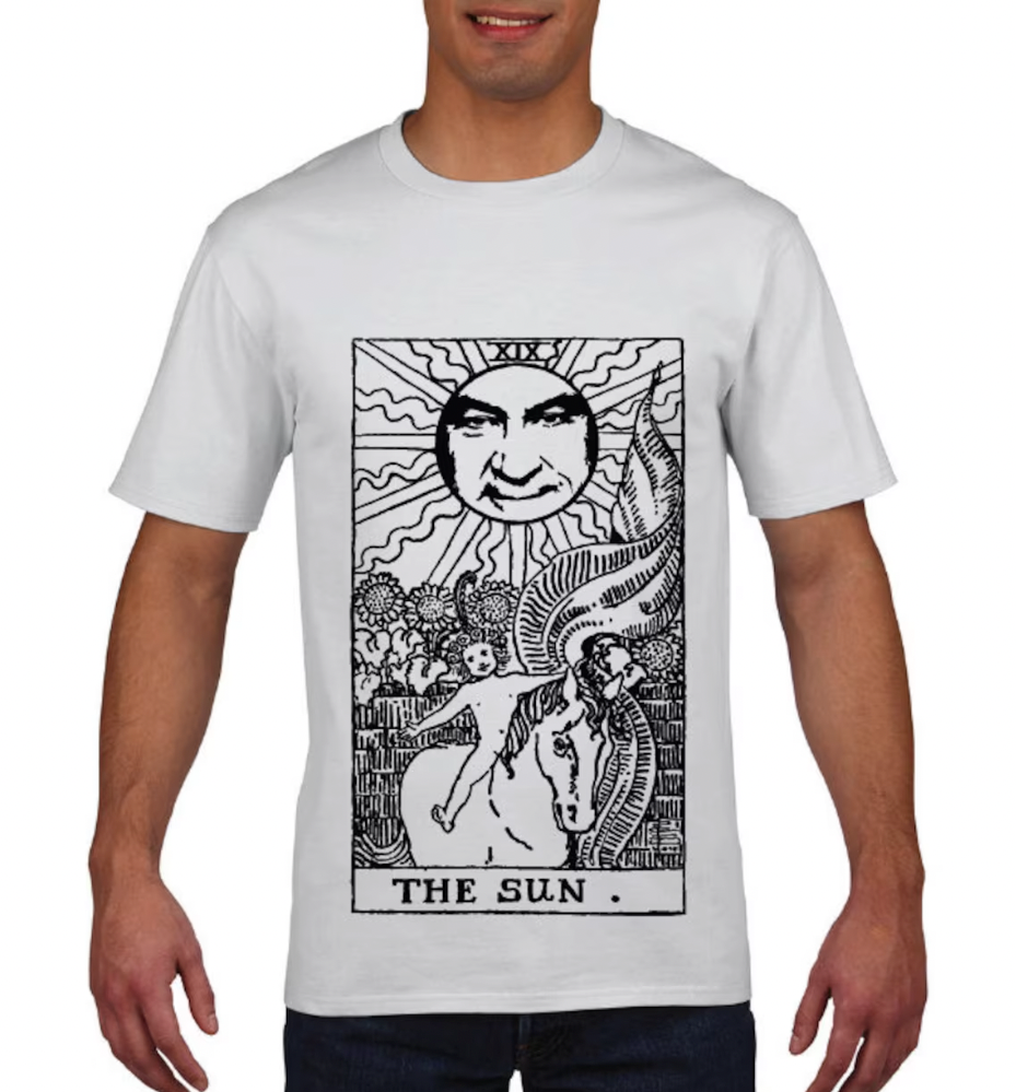Markus Söder Meme Shirt The Sun Tarot T-Shirt Sonnenkönig Söder T Shirt Messias aus Bayern